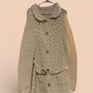 Women's Cream Knit Sweater